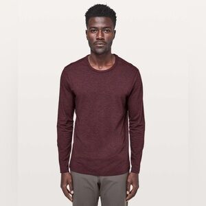 lululemon athletica Men's Long Sleeve Crew - Maroon